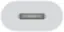 Left. Apple - USB-C to Lightning Adapter - White.