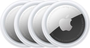 Apple - AirTag (4-Pack) - Silver - Angle_Zoom