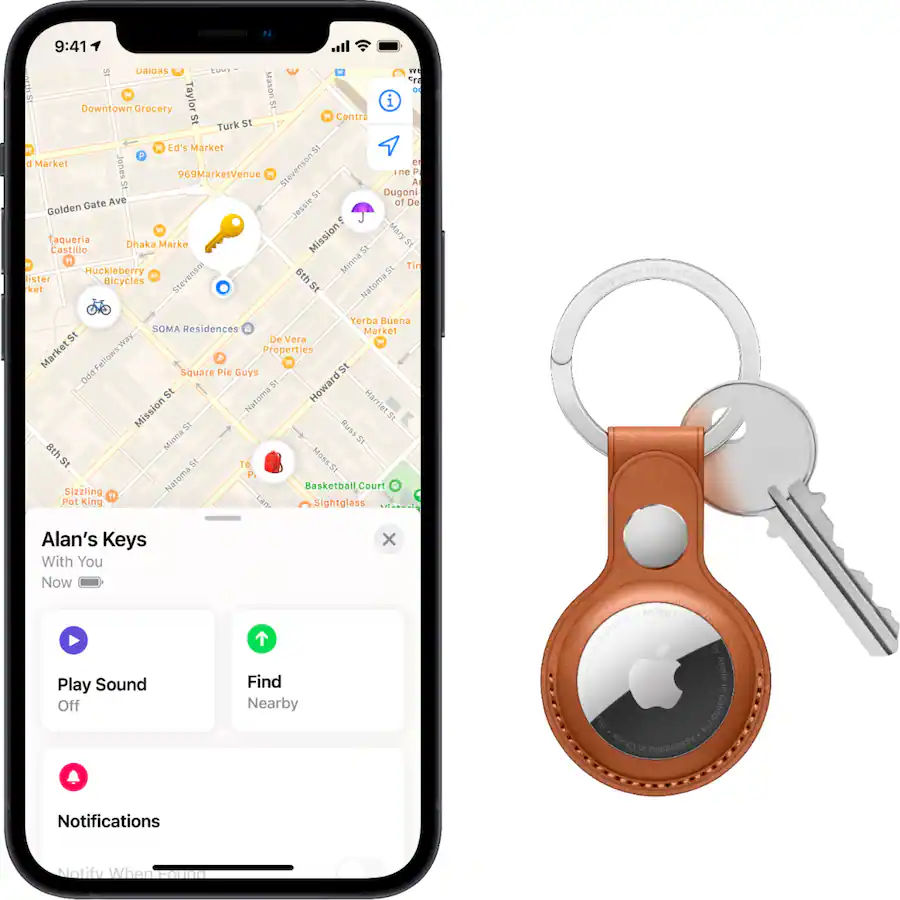 Apple AirTag (4 Pack) Silver MX542LL/A / MX542AM/A - Best Buy