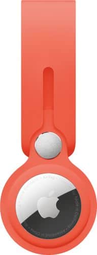 Apple - AirTag Loop - Electric Orange-Front_Standard
