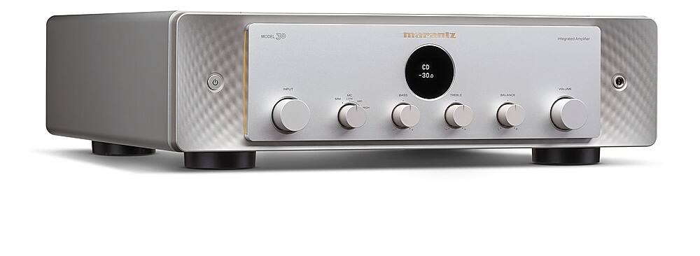 Left. Marantz - MODEL 30 Integrated Amplifier 200W x2 ch. Sound Master Tuning - Silver Gold.