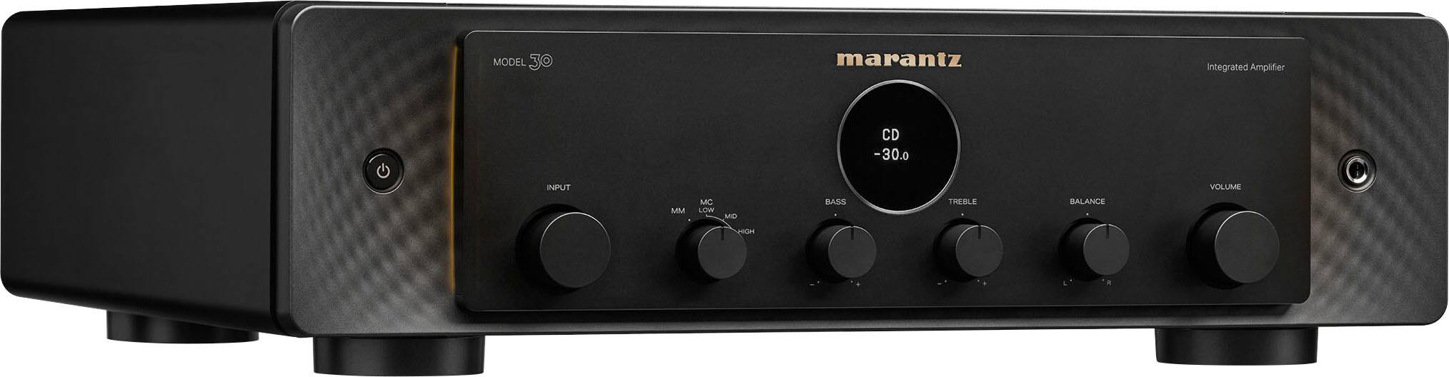 Left. Marantz - MODEL 30 Integrated Amplifier 200W x2 ch. Sound Master Tuning - Black.