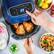 Alt View 12. Bella Pro Series - 4-qt. Digital Air Fryer - Matte Ink Blue.