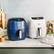 Alt View 15. Bella Pro Series - 4-qt. Digital Air Fryer - Matte Ink Blue.
