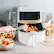 Alt View 17. Bella Pro Series - 6-qt. Digital Air Fryer with Matte Finish - Matte White with Gold Accents.