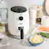 Alt View 11. Bella Pro Series - 2-qt. Analog Air Fryer - Matte White.
