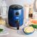 Alt View 11. Bella Pro Series - 2-qt. Analog Air Fryer - Matte Ink Blue.
