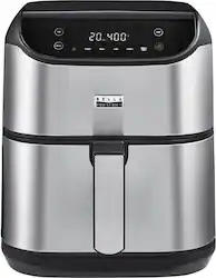 bella PRO - 6-qt. Touchscreen Air Fryer - Stainless Steel - Front_Zoom