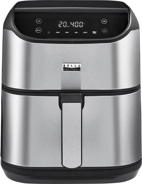 Bella Pro Series 6 qt. Digital Air Fryer with Stainless Finish