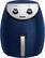 Angle. Bella Pro Series - 4.2-qt. Analog Air Fryer with Matte Finish - Matte Ink Blue.