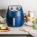 Alt View 13. Bella Pro Series - 4.2-qt. Analog Air Fryer with Matte Finish - Matte Ink Blue.