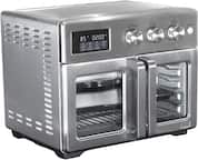 Alt View 12. Bella Pro Series - 12-in-1 6-Slice Toaster Oven + 33-qt. Air Fryer with French Doors - Stainless Steel.