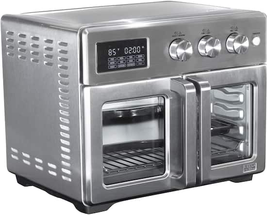 Black+decker 6-Slice Convection Oven - Stainless Steel, Silver