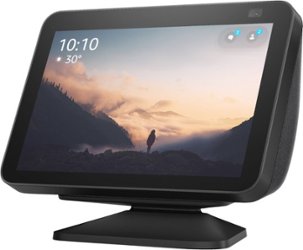 Amazon - Echo Show 8 (2nd Gen) Accessory Stand - Black - Angle_Zoom