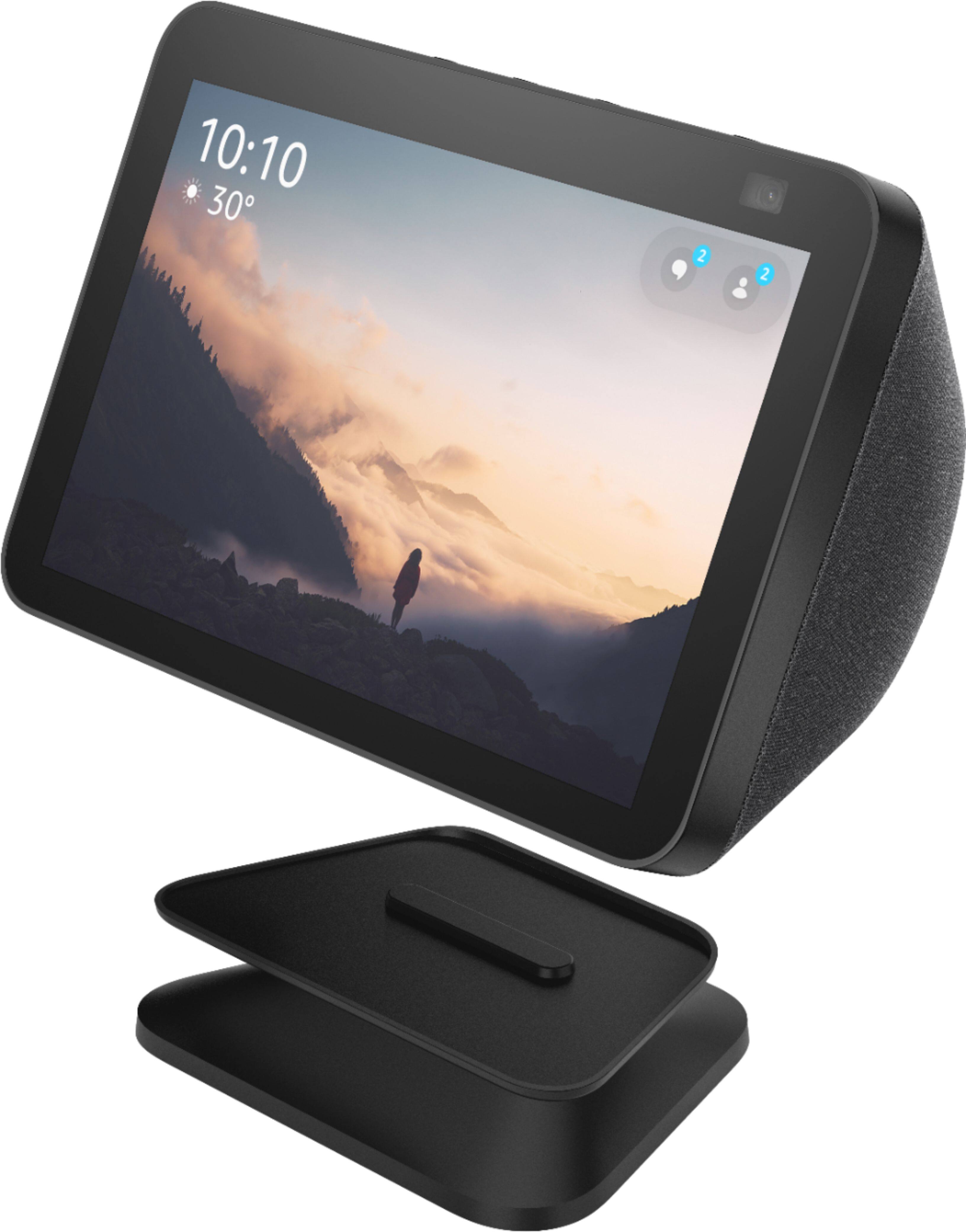 Alt View 11. Amazon - Echo Show 8 (2nd Gen) Accessory Stand - Black.