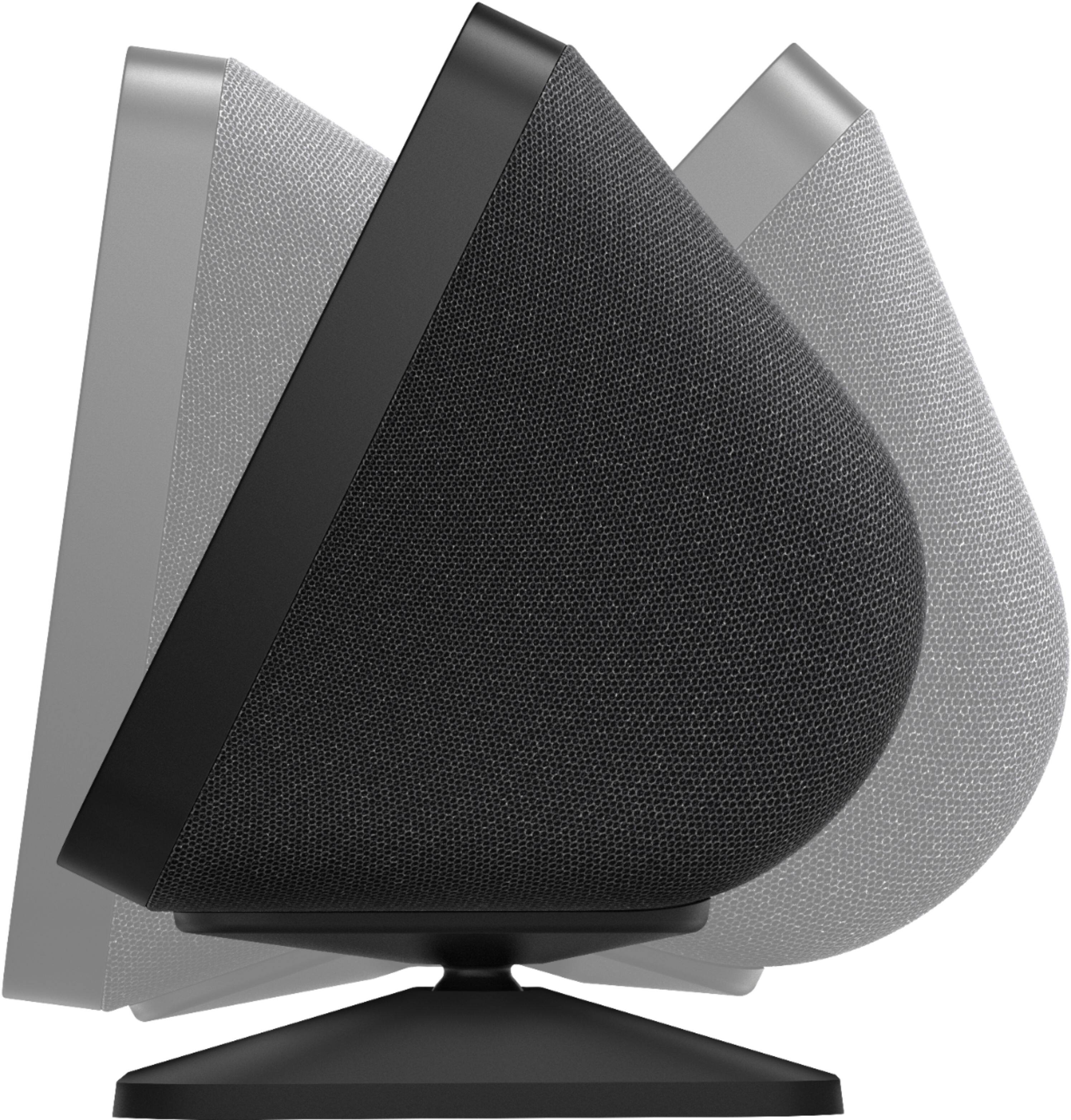 Left. Amazon - Echo Show 8 (2nd Gen) Accessory Stand - Black.