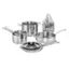 Alt View 12. Cuisinart - Smartnest 11-Piece Cookware Set - Stainless Steel.