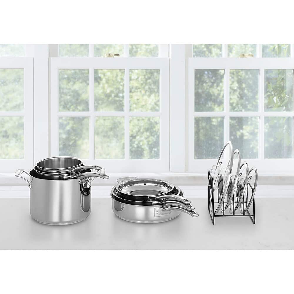 Alt View 18. Cuisinart - Smartnest 11-Piece Cookware Set - Stainless Steel.