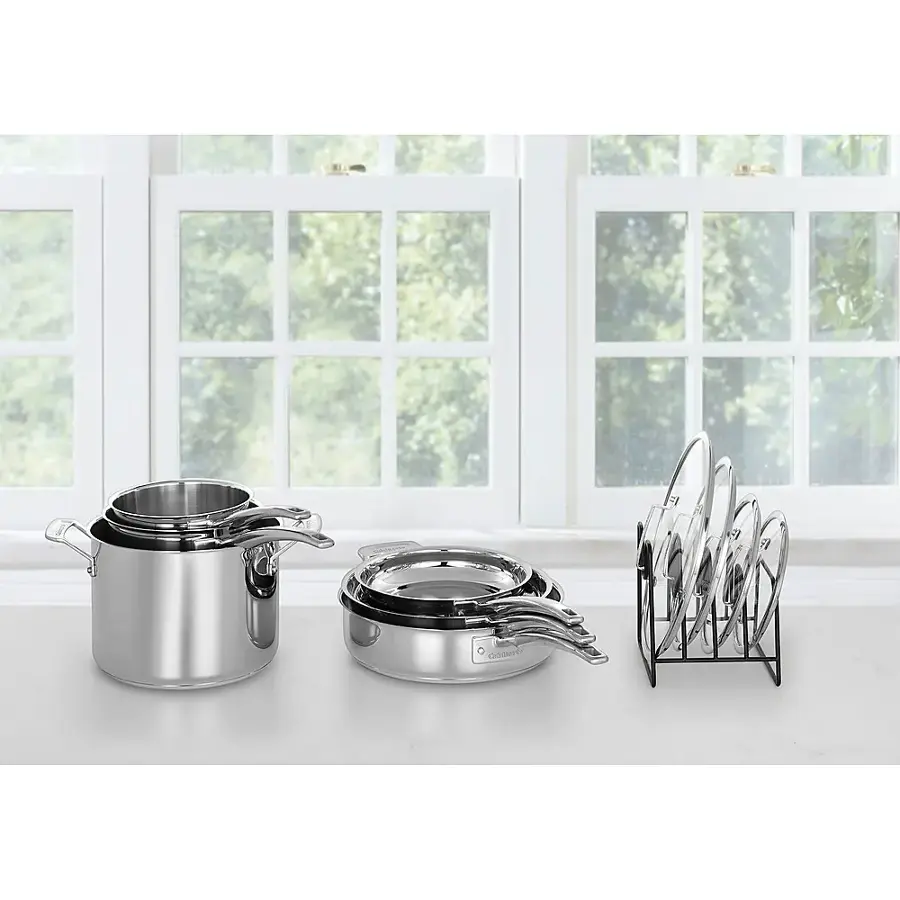 Alt View 18. Cuisinart - Smartnest 11-Piece Cookware Set - Stainless Steel.