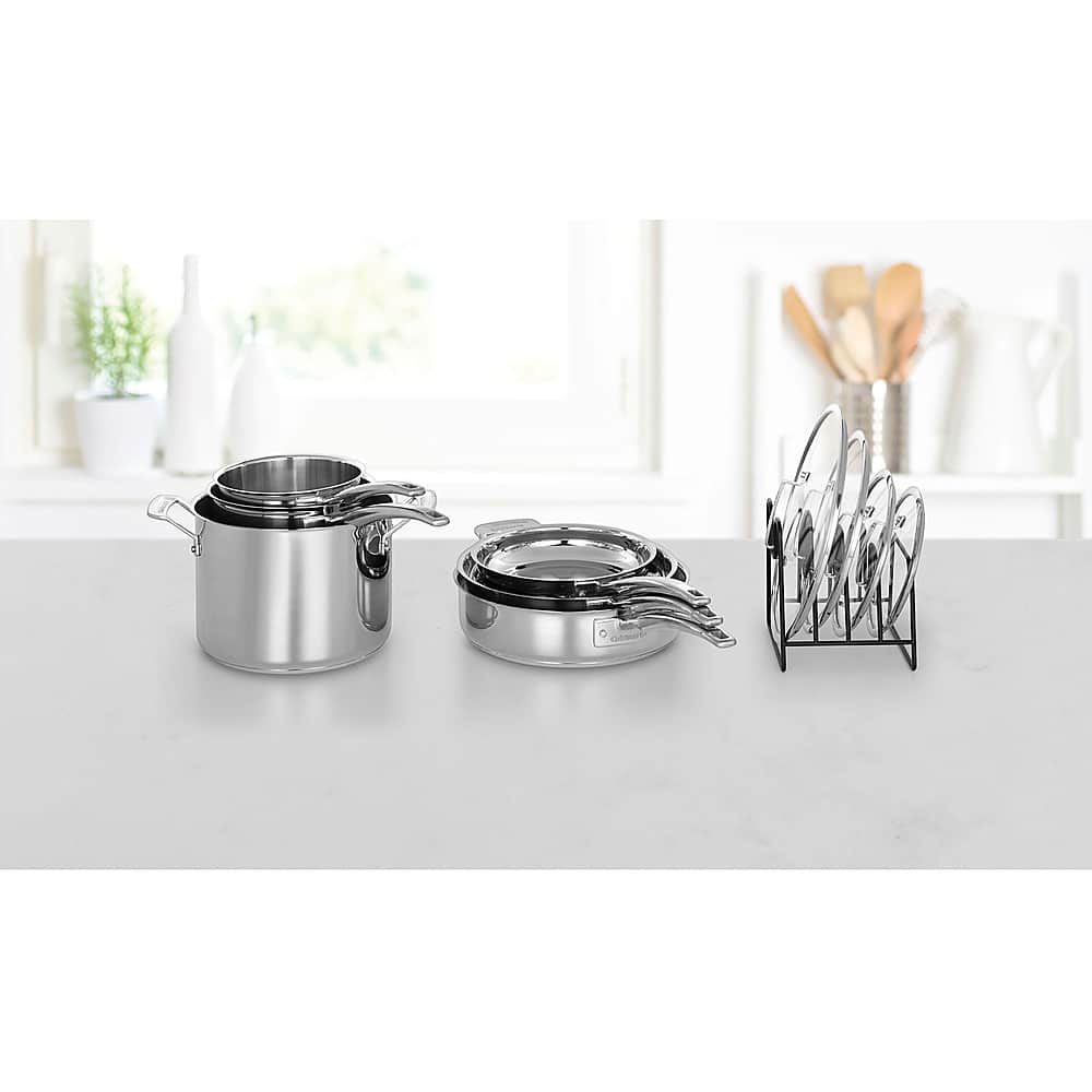 Alt View 19. Cuisinart - Smartnest 11-Piece Cookware Set - Stainless Steel.