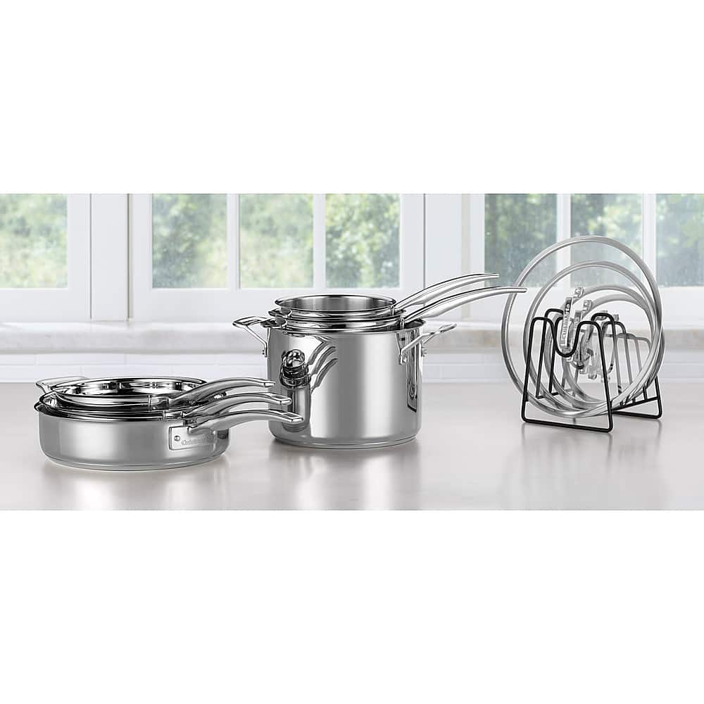 Alt View 21. Cuisinart - Smartnest 11-Piece Cookware Set - Stainless Steel.