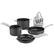 Alt View 11. Cuisinart - Smartnest Hard Anodized Non-stick 11 Piece Cookware Set - Black.
