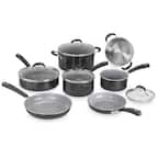 Alt View 11. Cuisinart - Ceramica XT Nonstick 11-Piece Cookware Set - Black.