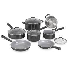 Alt View 11. Cuisinart - Ceramica XT Nonstick 11-Piece Cookware Set - Black.
