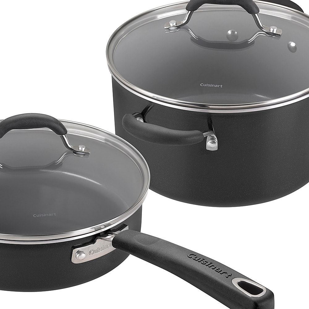 Alt View 14. Cuisinart - Ceramica XT Nonstick 11-Piece Cookware Set - Black.