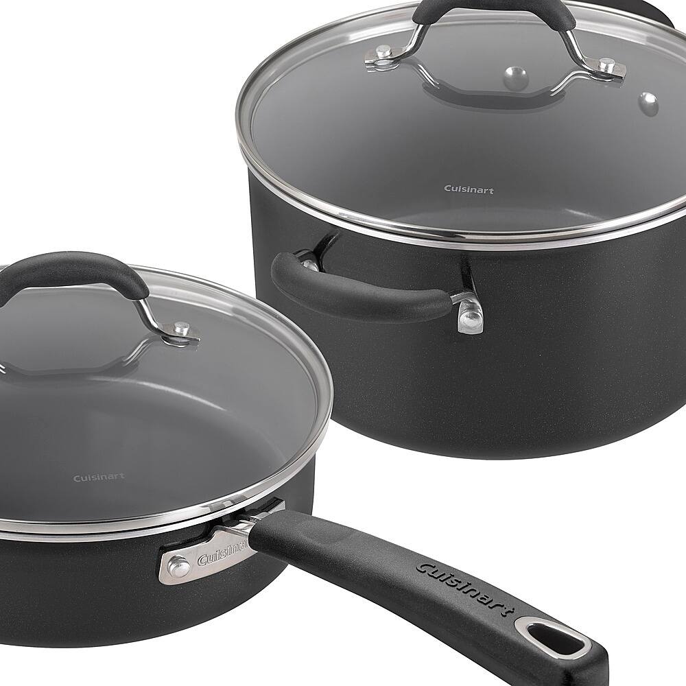 Alt View 14. Cuisinart - Ceramica XT Nonstick 11-Piece Cookware Set - Black.