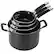 Alt View 13. Cuisinart - SmartNest Nonstick Aluminum 12 Piece Set - Black.