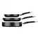 Alt View 14. Cuisinart - SmartNest Nonstick Aluminum 12 Piece Set - Black.
