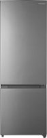 Insignia™ - 11.5 Cu. Ft. Bottom Mount Refrigerator with ENERGY STAR Certification - Stainless Steel - Front_Zoom