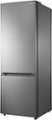 Left Zoom. Insignia™ - 11.5 Cu. Ft. Bottom Mount Refrigerator - Stainless steel.