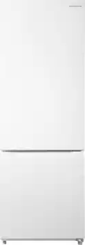 Front. Insignia™ - 11.5 Cu. Ft. Bottom Mount Refrigerator with ENERGY STAR Certification - White.