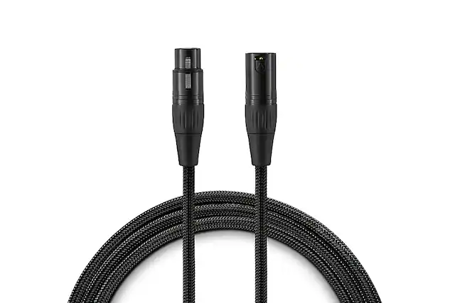 Front. Warm Audio - Premier Series 10' Instrument Cable - Black.