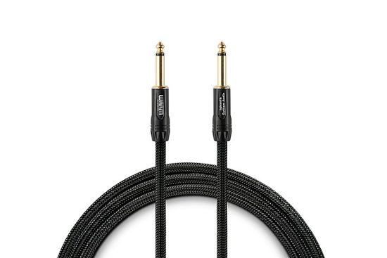 Warm Audio – Premier Series 18′ Instrument Cable – Black & Gold
