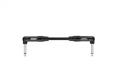 Front. Warm Audio - Pro Series 6" Instrument Cable - Black & Silver.