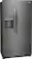 Angle. Frigidaire - Gallery 25.6 Cu. Ft. Side-by-Side Refrigerator - Smudge-Proof® Black Stainless Steel.