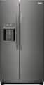 Frigidaire - Gallery 36 in. Wide 25.6 Cu. Ft. Side-by-Side Refrigerator - Black Stainless Steel