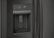 Alt View Zoom 15. Frigidaire - Gallery 25.6 Cu. Ft. Side-by-Side Refrigerator - Black stainless steel.