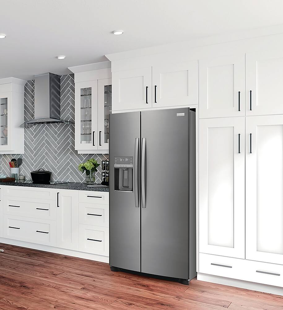 Alt View 17. Frigidaire - Gallery 25.6 Cu. Ft. Side-by-Side Refrigerator - Smudge-Proof® Black Stainless Steel.