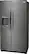 Left. Frigidaire - Gallery 25.6 Cu. Ft. Side-by-Side Refrigerator - Smudge-Proof® Black Stainless Steel.