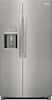 Front. Frigidaire - Gallery 25.6 Cu. Ft. Side-by-Side Refrigerator - Smudge-Proof® Stainless Steel.
