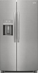 Frigidaire - Gallery 25.6 Cu. Ft. Side-by-Side Refrigerator - Stainless steel - Front_Zoom
