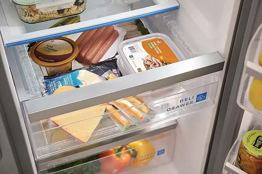 Alt View 11. Frigidaire - Gallery 25.6 Cu. Ft. Side-by-Side Refrigerator - Smudge-Proof® Stainless Steel.