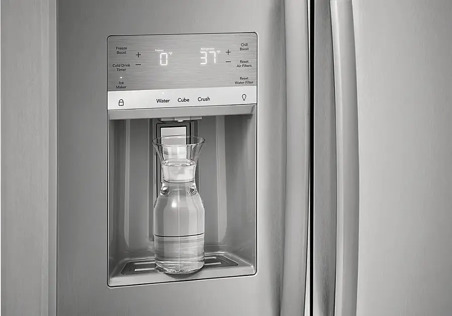 Alt View 14. Frigidaire - Gallery 25.6 Cu. Ft. Side-by-Side Refrigerator - Smudge-Proof® Stainless Steel.