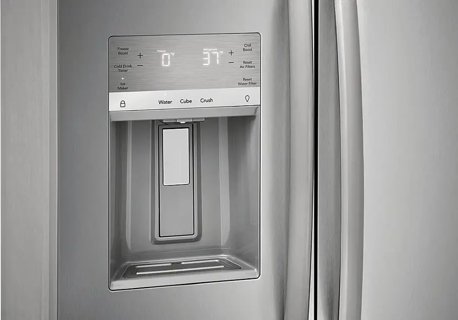 Alt View 15. Frigidaire - Gallery 25.6 Cu. Ft. Side-by-Side Refrigerator - Smudge-Proof® Stainless Steel.