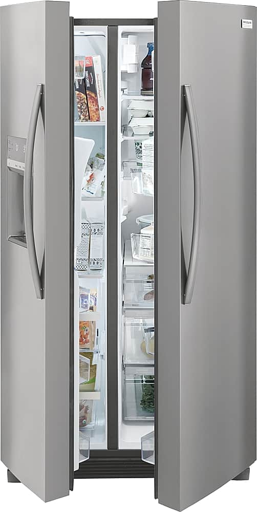 Alt View 18. Frigidaire - Gallery 25.6 Cu. Ft. Side-by-Side Refrigerator - Smudge-Proof® Stainless Steel.