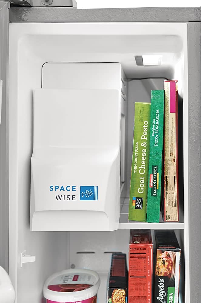 Alt View 5. Frigidaire - Gallery 25.6 Cu. Ft. Side-by-Side Refrigerator - Smudge-Proof® Stainless Steel.